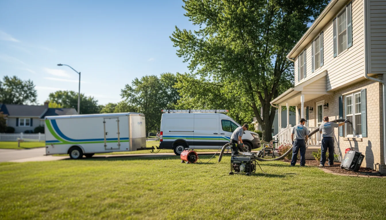 Flooded Basement Restoration And Cleanup With Repair in Belchertown, MA near me